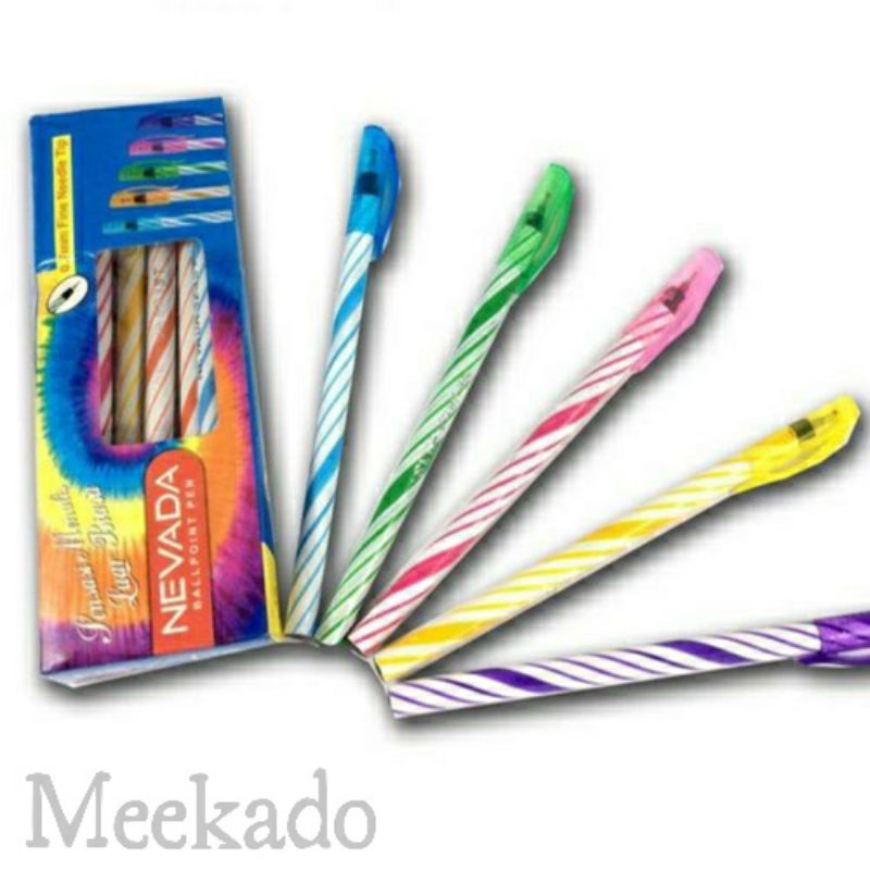 

Pen Pulpen semi gel Rainbow Nevada - Random Murah
