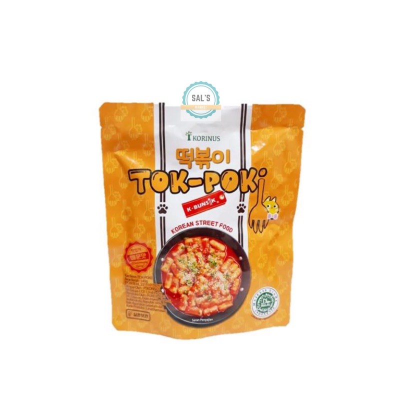 

K-Bunsik Spicy Tokpoki HALAL 140 gr Instan Tteokbokki Topoki Korean Rice Cake