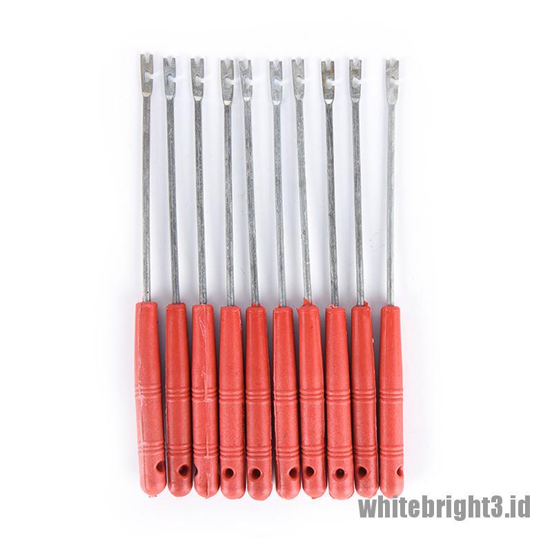 10pcs Alat Pencabut Kail Pancing Cepat Warna Putih