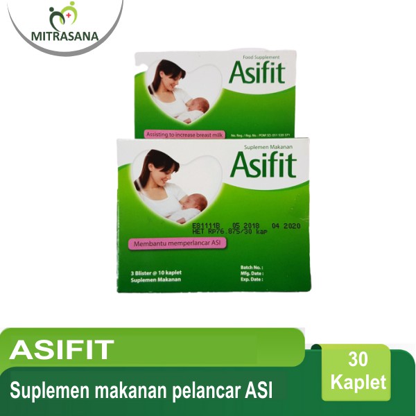 Jual Asifit 30 Kapsul - Pelancar ASI Indonesia|Shopee Indonesia