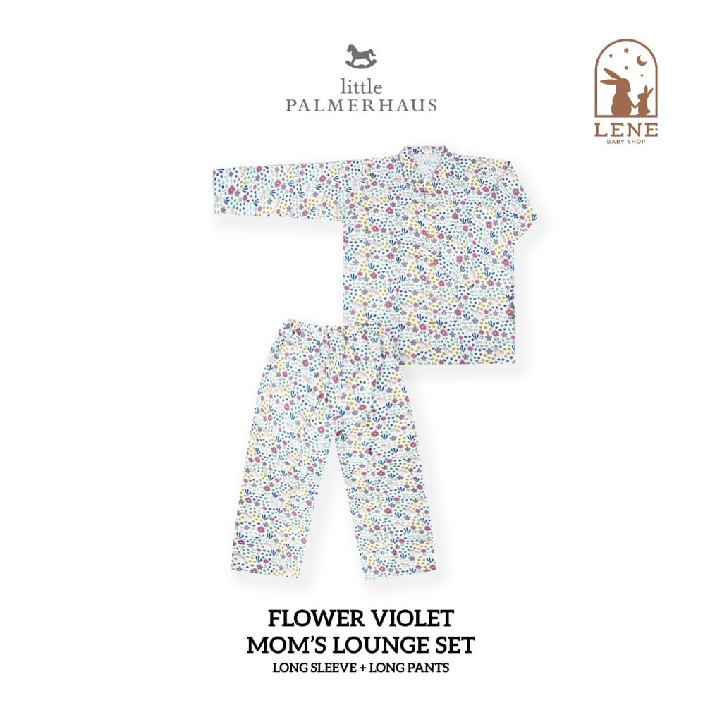 Mom's Lounge Wear Set Long by Little Palmerhaus (Setelan Ibu Panjang)