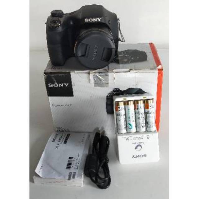 Sony  Dsc-H300 kamera Prosumer Hitam  Bekas mulus