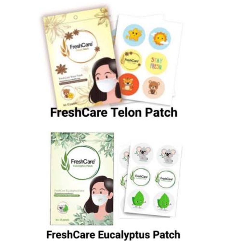 [Per Sachet] FreshCare Telon / Eucalyptus Patch Tempelan Masker Wangi Original