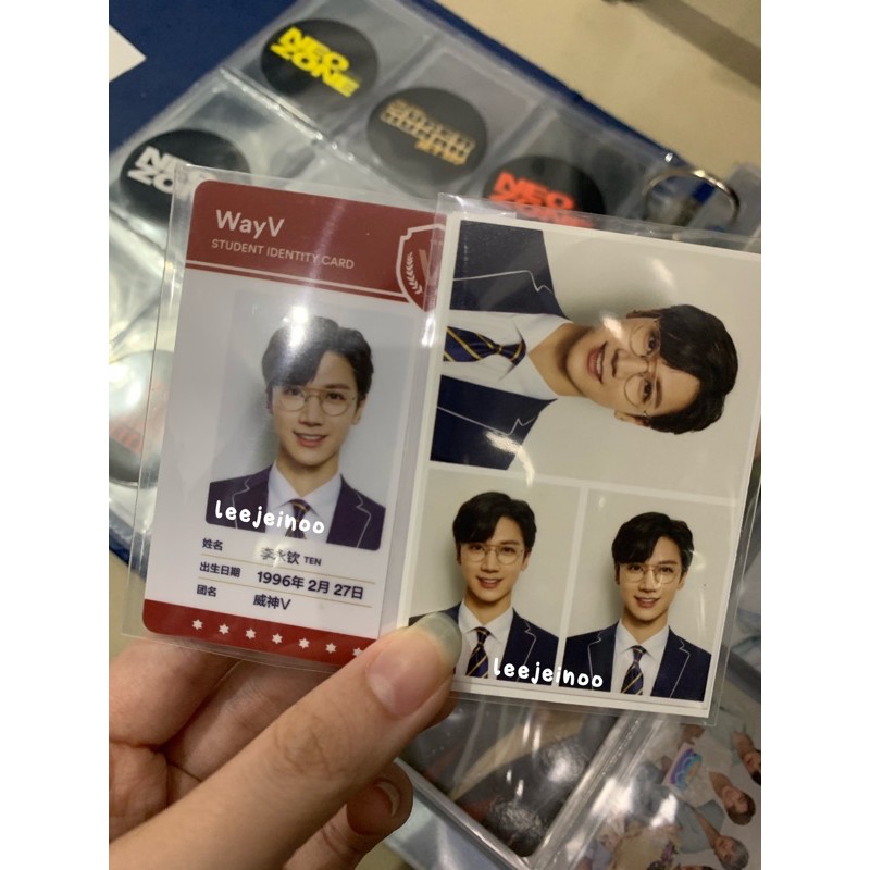ID CARD ID PHOTO TEN B2SK BACK TO SCHOOL KIT WAYV