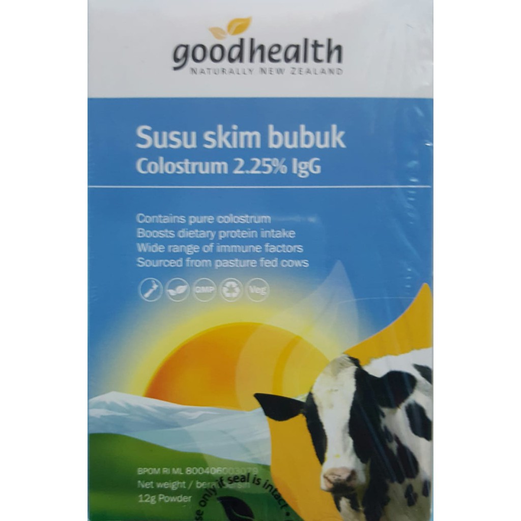 

Goodhealth Susu Skim Bubuk Colostrum 2.25% IgG