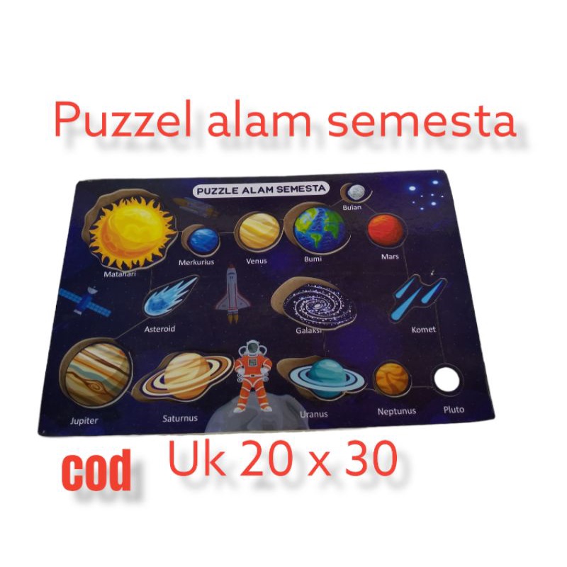 Puzzle Alam Semesta - Mainan Edukasi Puzzle | Mainan Edukasi Anak TK/Paud