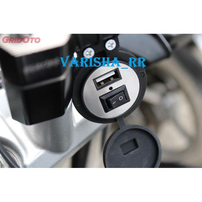 Charger Motor Anti Air USB Dengan Tombol ON OFF Cell Phone Charger motor murah