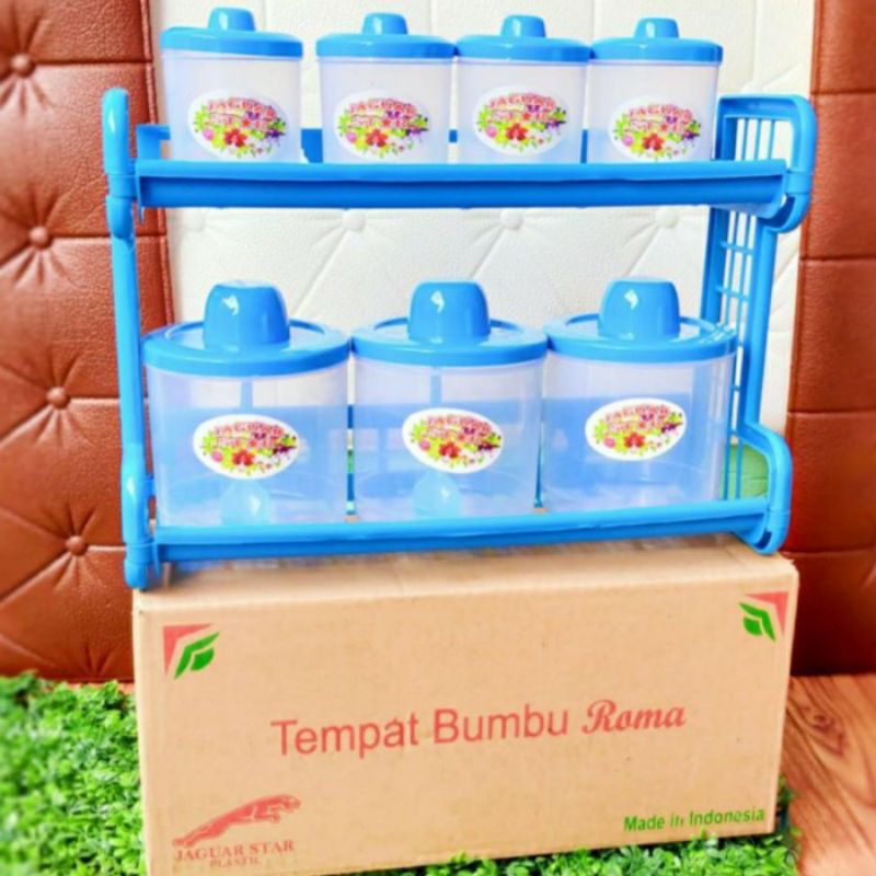 [ ⭐⭐⭐⭐⭐ ] Rak tempat bumbu KITCHEN set  susun 2 JAGUAR RAMA