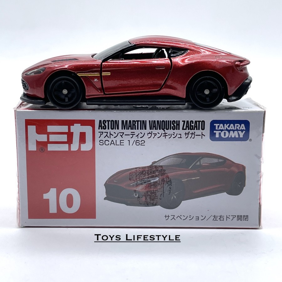 Mobil Tomica Diecast 10 Aston Martin Vanquish Zagato (2 Warna)