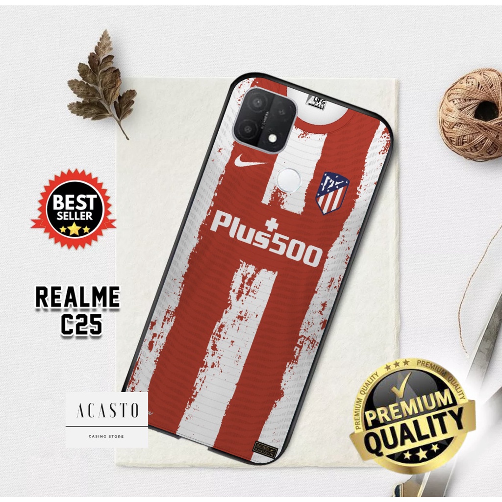 ACASTO Case Realme C25/ C25s motif fashion gambar jersey bola 001 unik keren custom case murah casin