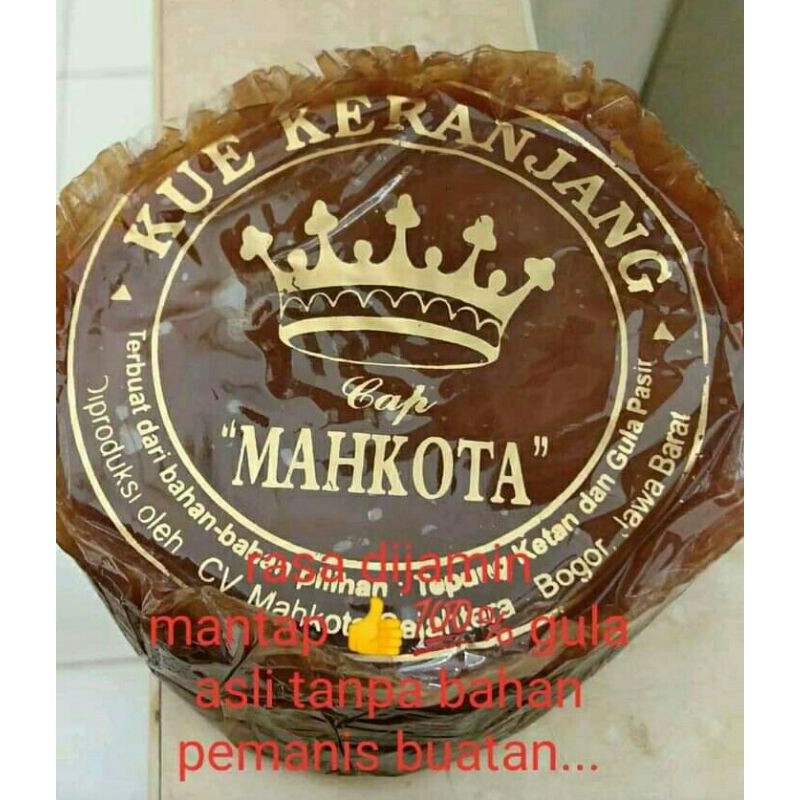 

kue keranjang/dodol cina/kue cina mahkota per kg isi 2