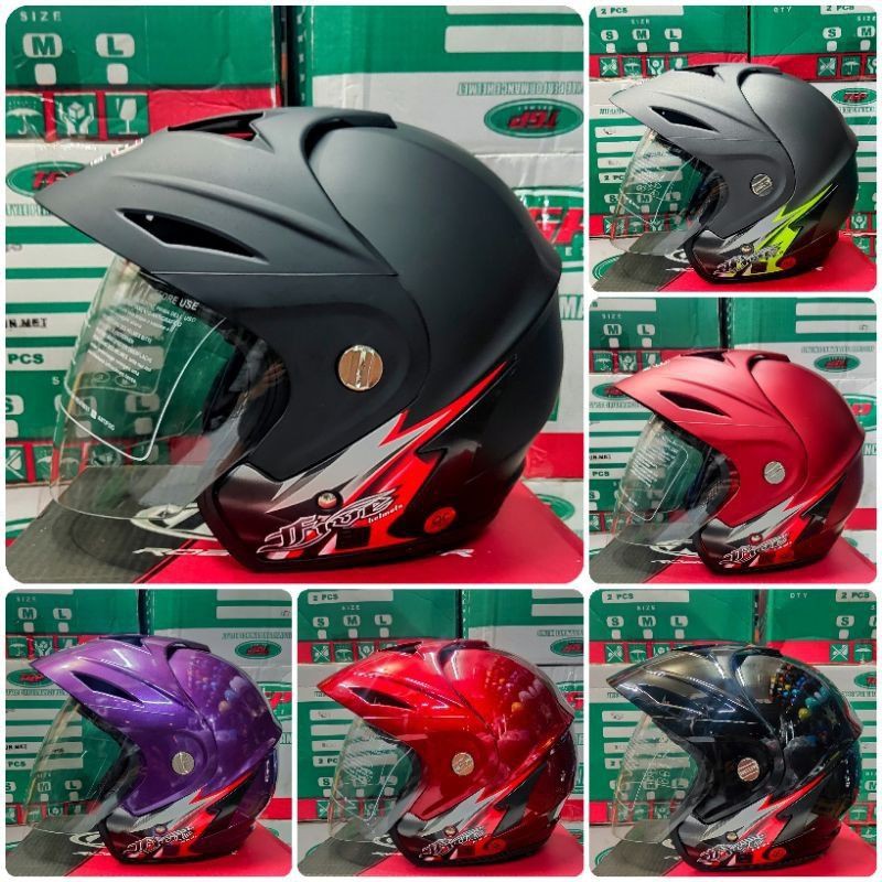HELM TGP JP5 Ukuran XL fit XXL/Helm SNI-Helm Murah Dewasa /Helm Cewek Cowok/Helm Besar