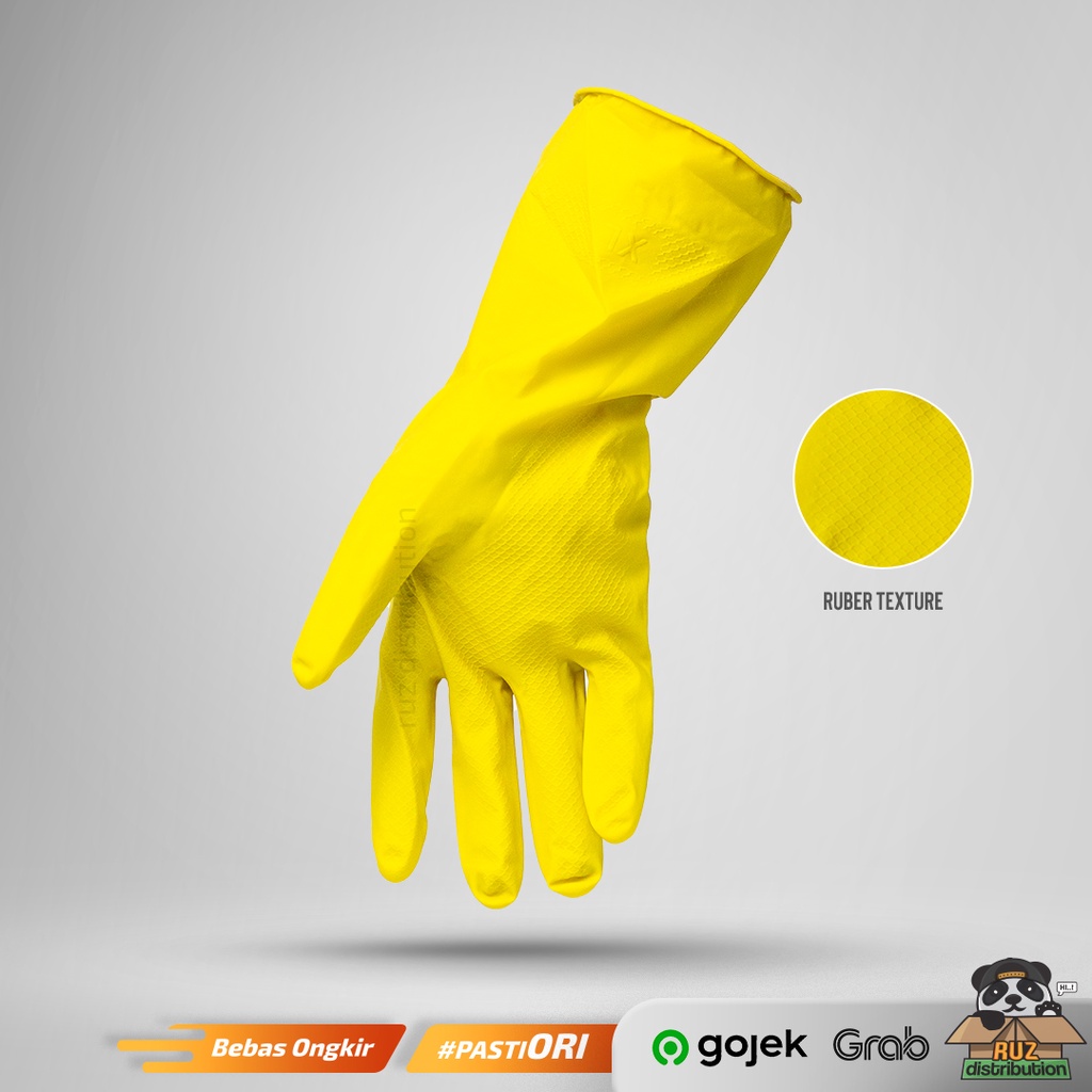Sarung Tangan Cuci Piring Karet Latex Rubber Gloves