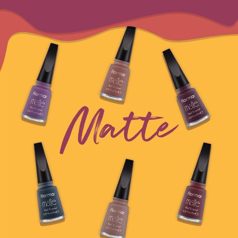 Flormar Matte Nail Enamel Flormar Turki Kutek Halal Flormar