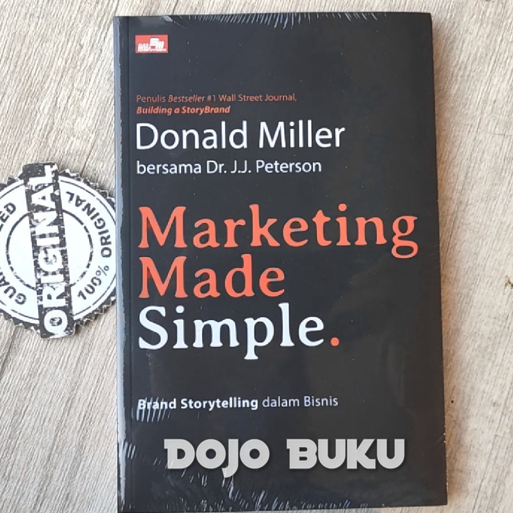 Buku MARKETING MADE SIMPLE Brand Storytelling dalam Bisnis by DONALD MILLER