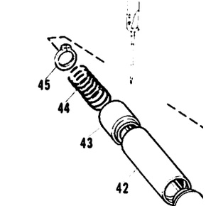 141363-001 Spring / Per Mesin Jahit Lubang Kancing Brother B814 141363001