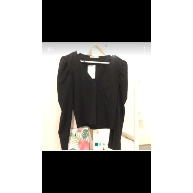 pul&bear top ballons puffy