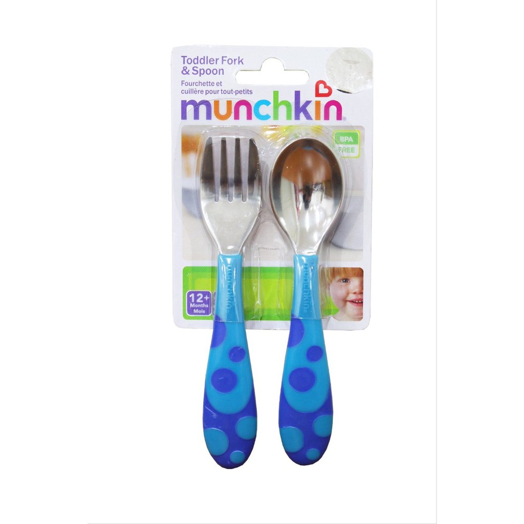 Munchkin Toddler Fork&amp;Spoon/sendok set 2401