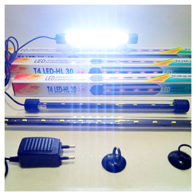 LAMPU CELUP AQUARIUM LED HAILONG BARU 20/30/40/50/60CM MURAH