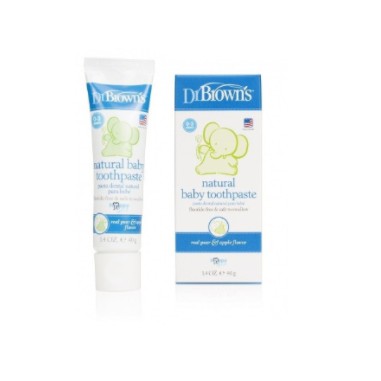 DR.BROWNS NATURAL BABY TOOTHPASTE 0-3T HG025 / PASTA GIGI ANAK / ODOL