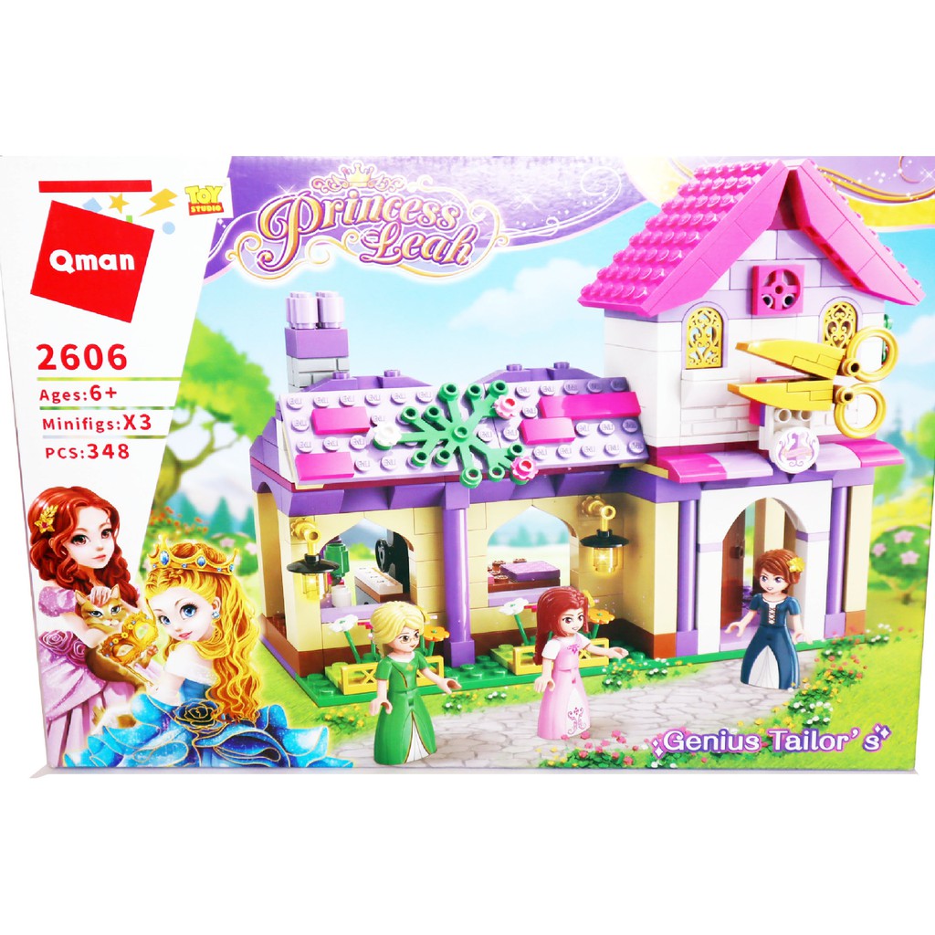 Lego Qman Princess Leah Genius Tailor 2606 isi 348 Pcs