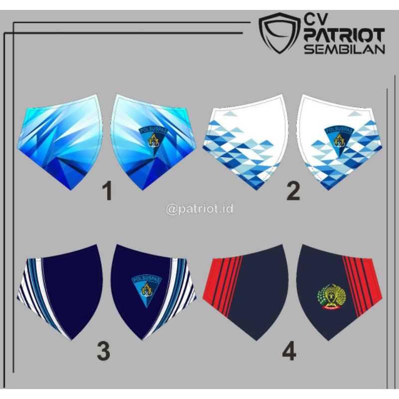 Patriot.id | (BELI 1 GRATIS 1) MASKER KAIN KEMENKUMHAM