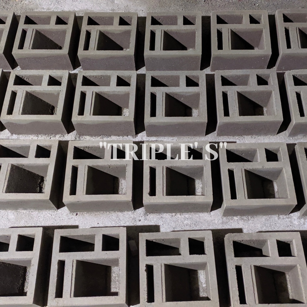 Loster Beton Nako List Lubang 4 Roster Dinding Loster Rumah Minimalis Roster Beton Lubang Angin