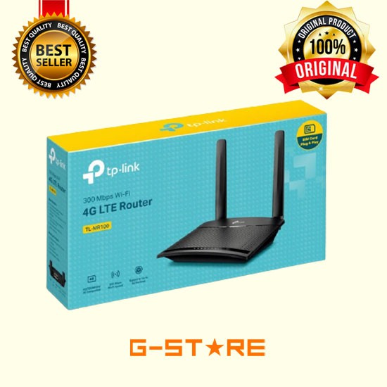 Tp-Link TL-MR100 300 Mbps Wireless N 4G LTE Router TP Link TL MR100 Tp-Link TL-MR100 300 Mbps Wireless N 4G LTE Router tp-link TL-MR100 4G 300Mbps Bisa Langsung Pakai Kartu GSM Router Wifi Internet Original Garansi Tp-link MR100 MR 100 TP-Link