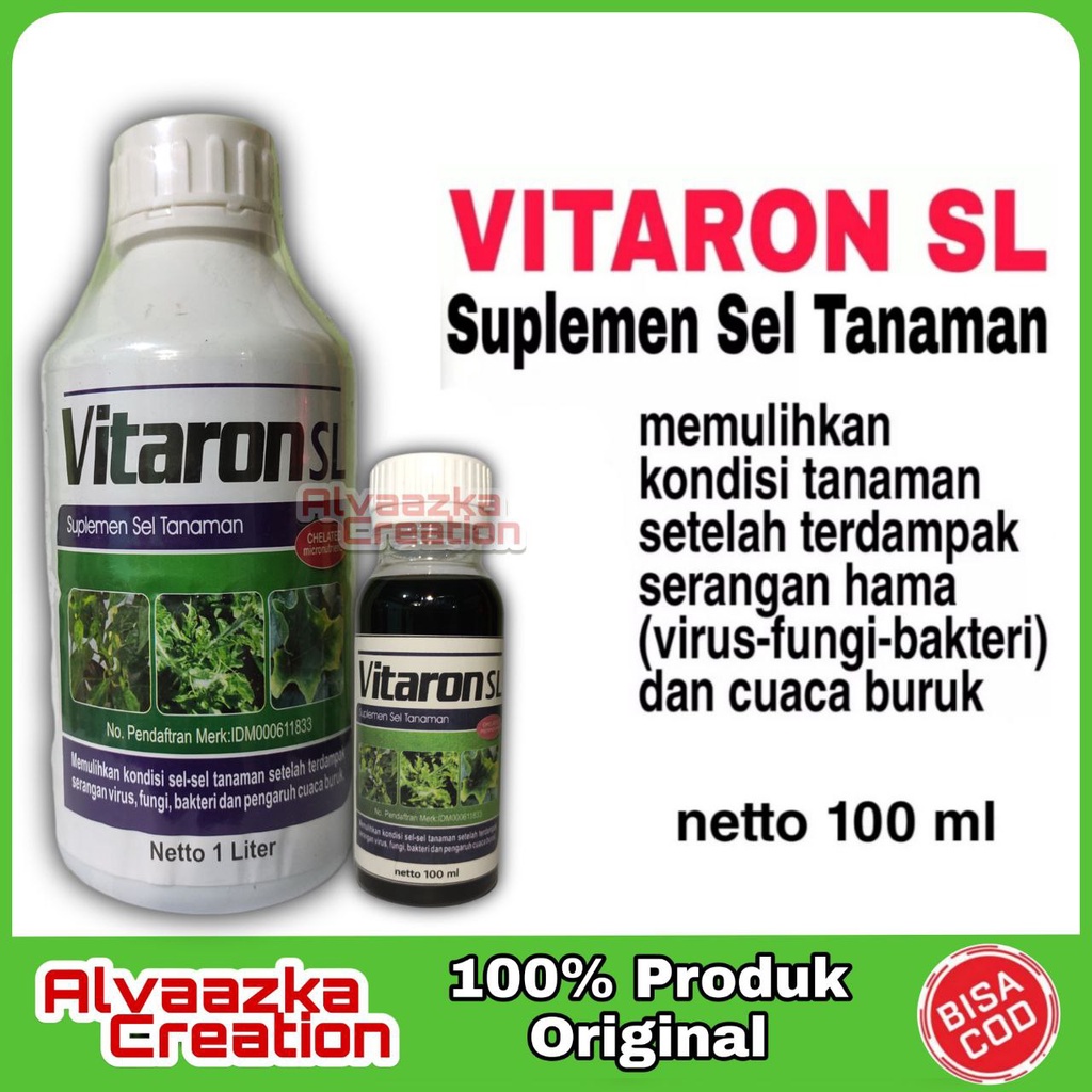 VITARON SL 100ML suplemen sel tanaman memperbarui sel tanaman yang rusak