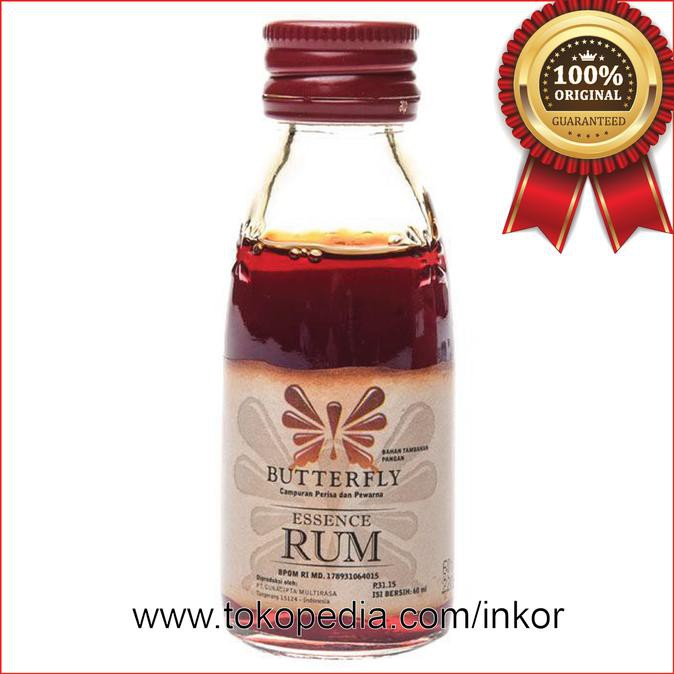 

31.87-Kue- Butterfly Essence Rum Dark And Mellow 60Ml -Terlengkap-Termurah-Dijamin.