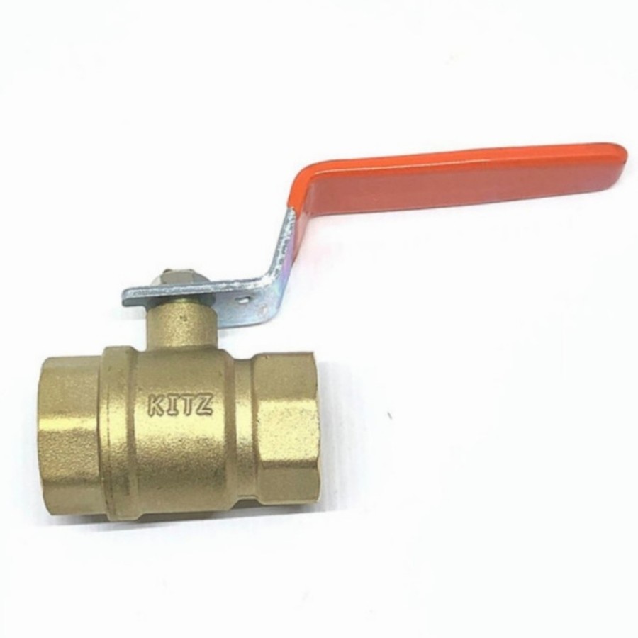Ball Valve Stop Kran Kuningan  Brass Drat 1/2&quot; inch KITZ