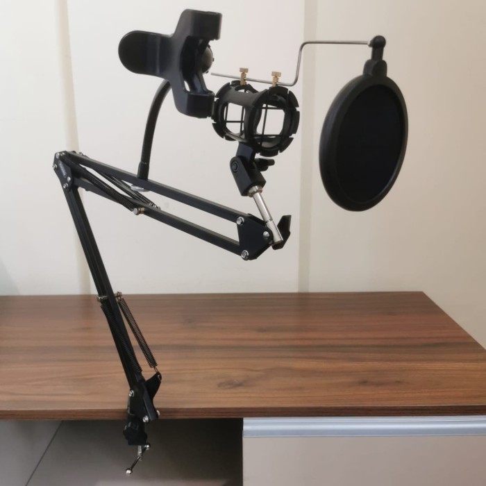 Remax CK100 Microphone Stand Recording Studio - Mic Holder Meja