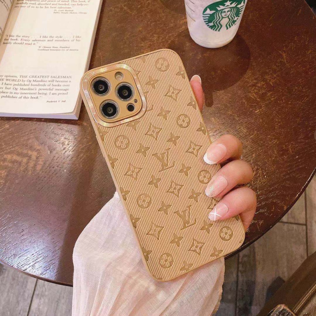 Case Pelindung Bahan Kulit Motif Print Gaya Vintage Untuk IPhone 14 Pro Max 13 12 11 Pro Max 11 XS Max XR X