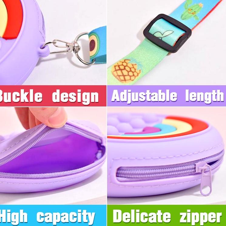 (TERBAIK) TAS POP IT PELANGI / TAS POP IT ANAK MURAH / TAS POP IT ANAK PREMIUM