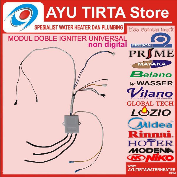 modul spare part pemantik water heater gas murah