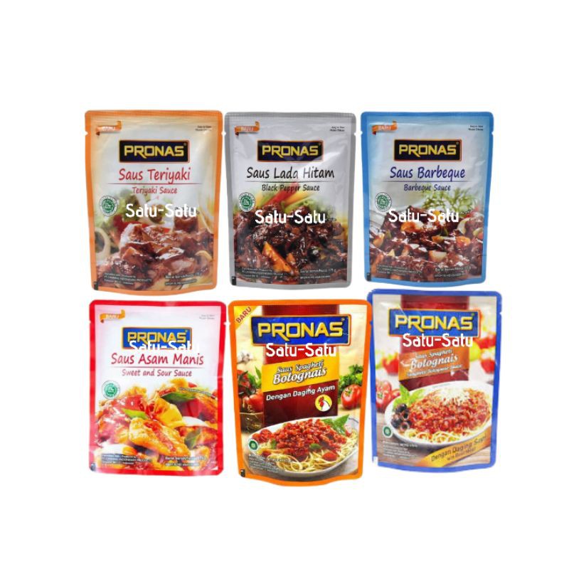 

Pronas Saus Teriyaki - Bolognese - Lada Hitam 175GR All Variant