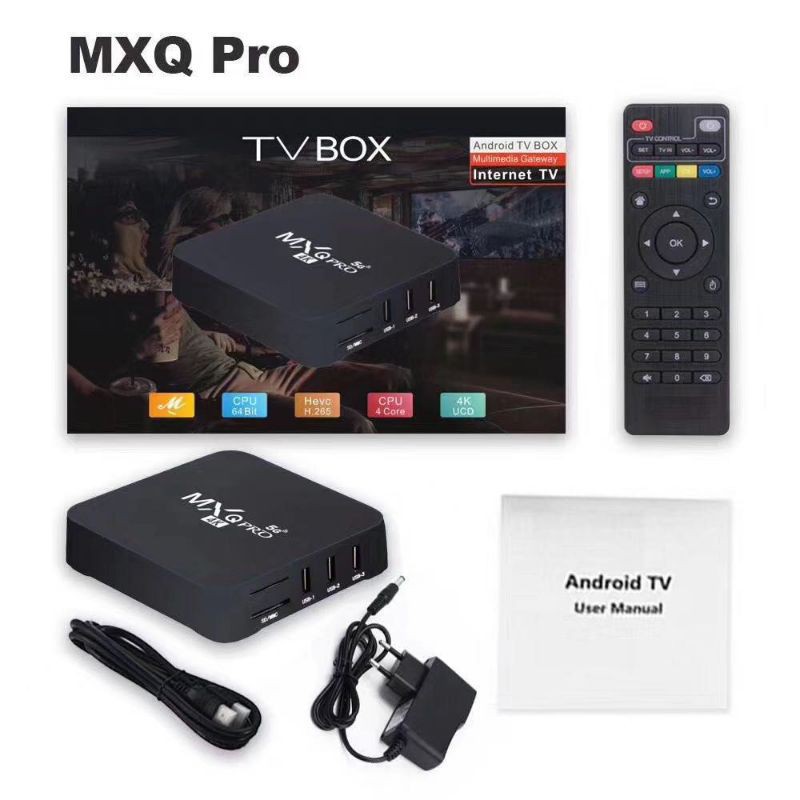 Android TV BOX MXQ-Pro 4K Smart TV Box Media Player fleco