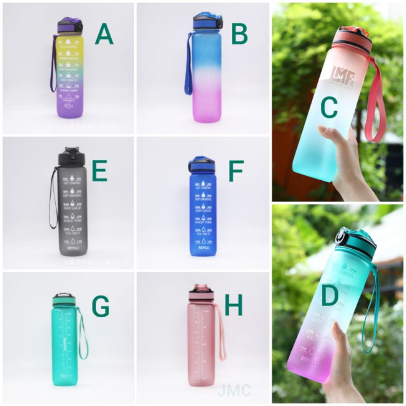 Botol Viral Tritan 1 Liter dan Pastel 2 Liter