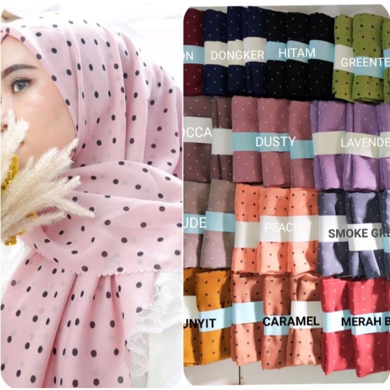 Segi empat polkadot segi empat polkadot segi empat motif segiempat murah Bella square