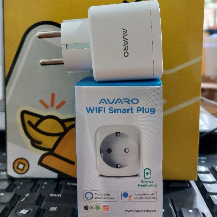 Avaro Smart Plug wifi Socket 16A colokan bisa atur konsumsi listrik