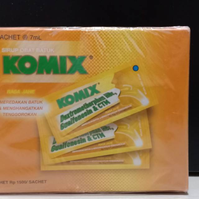 Jual Obat Batuk Komix Rasa Jahe Kotak Isi Sachet Shopee Indonesia