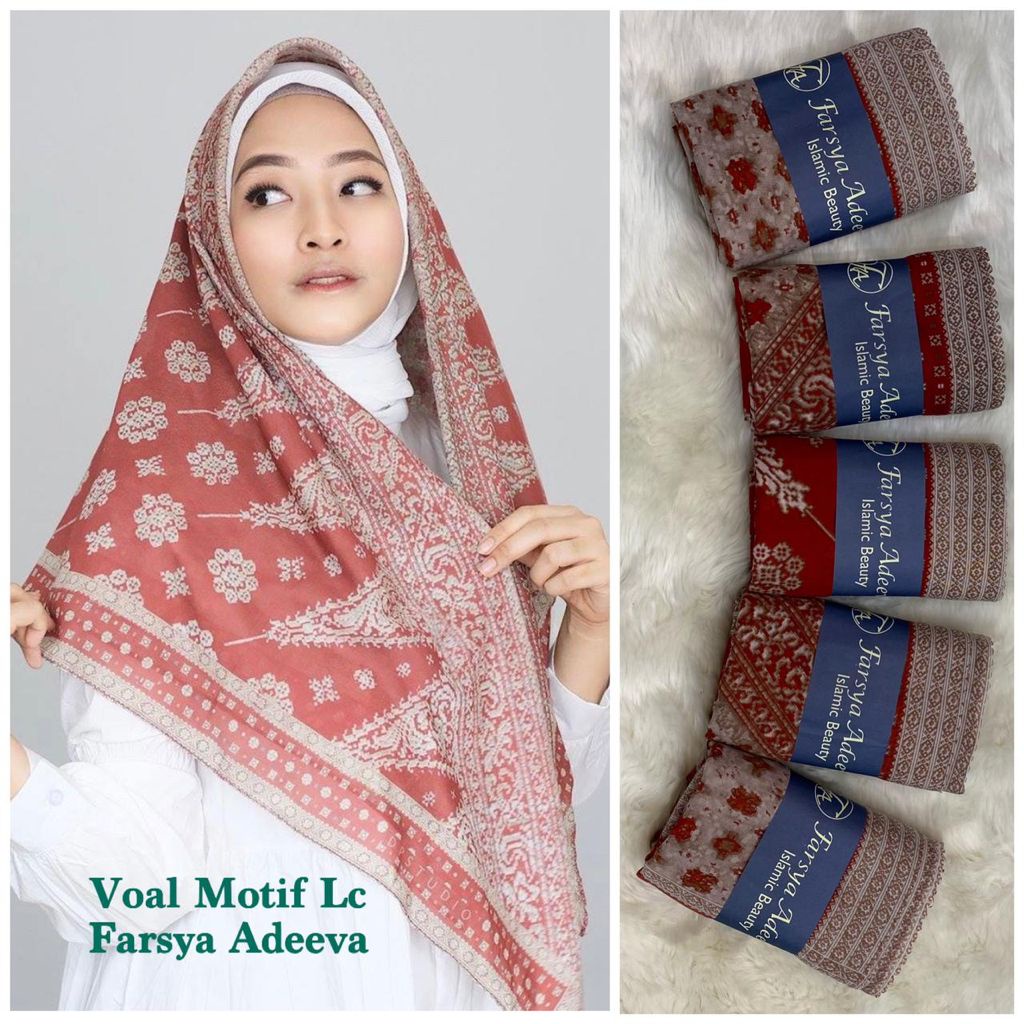 SEGI EMPAT MOTIF TERBARU HIJAB SEGI EMPAT MOTIF DEENAY  LASERCUT  TERMURAH DAN TERLARIS NAYLA HIJA'B-BATIK BATA