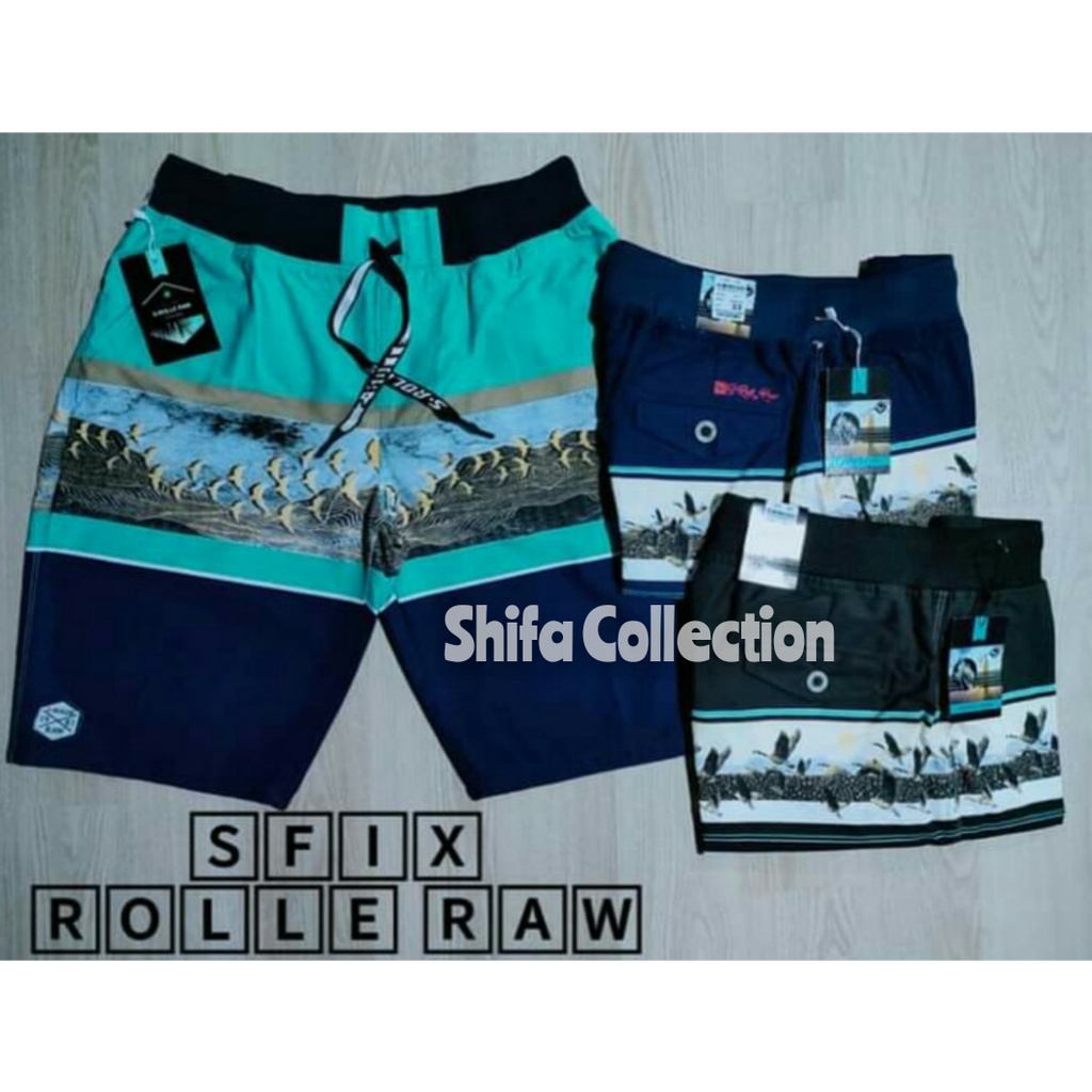 Celana Pendek Chinos RIP Pria Motif Printing - Bahan Kanvas Twill - Ukuran (28 sampai 38)