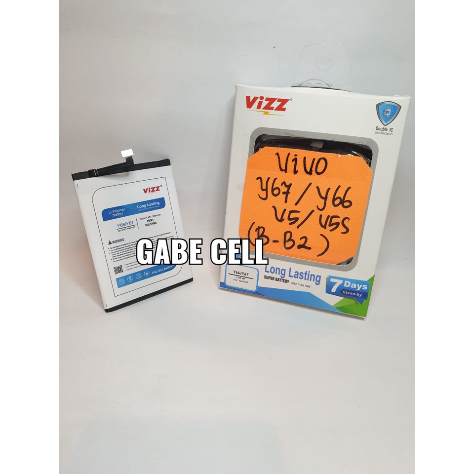BATERAI VIVO V5 LITE Y67 Y66 V5 V5S BB2 BB 2 VIZZ DOUBLE POWER ORIGINAL
