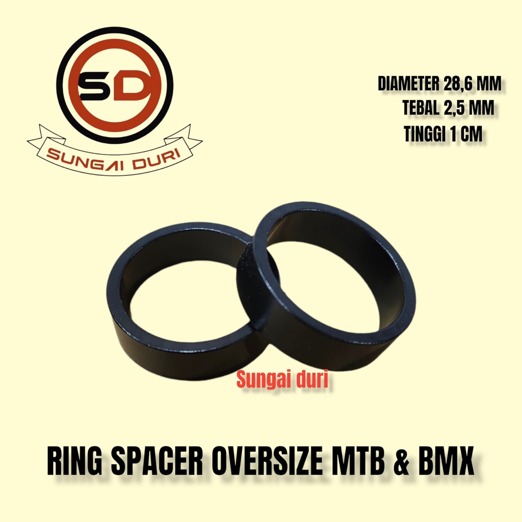 spacer ring fork sepeda mtb bmx oversize