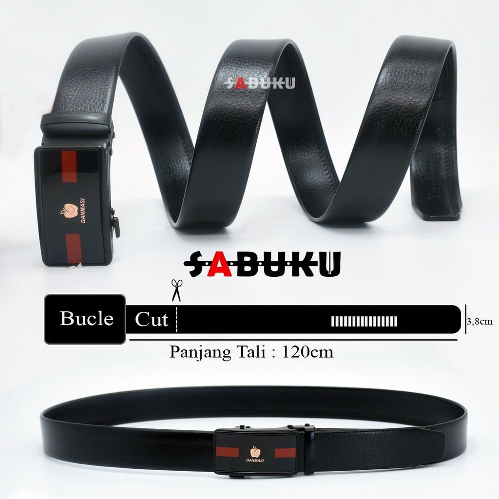 Ikat Pinggang Pria Import Model Rel  Automatic Gesper Pria Sabuk Pria - 040