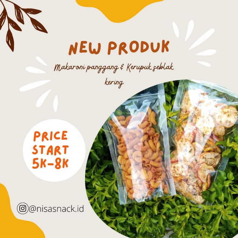 

makaroni krenyes pedas & kerupuk seblak kering