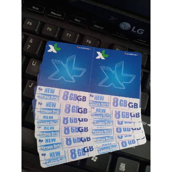 Voucher XL 8 GB 30 hari