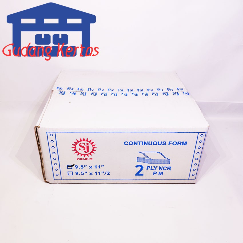 

SJ Premium Kertas Continuous Form 9.5" x 11" 2 Ply NCR