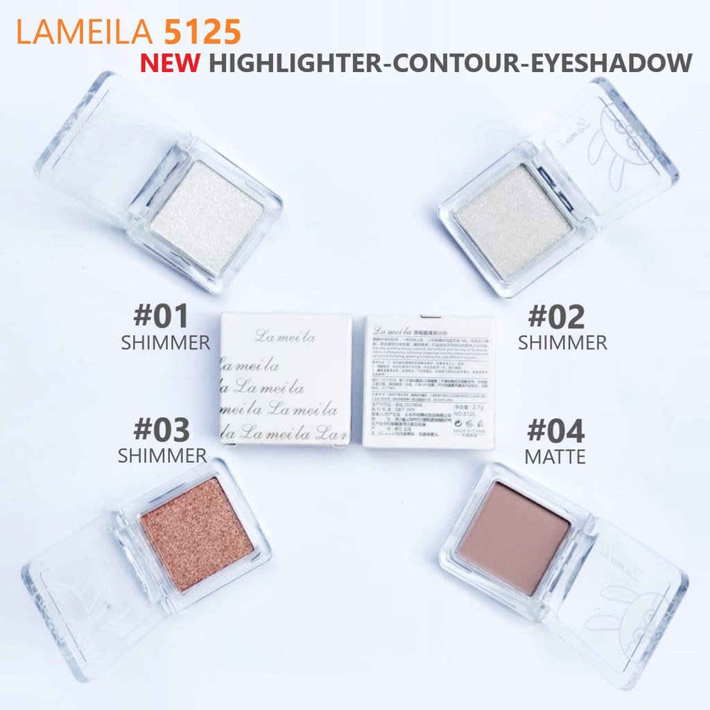 LAMEILA 5125 NEW HIGHLIGHTER CONTOUR EYESHADOW LONG LASTING